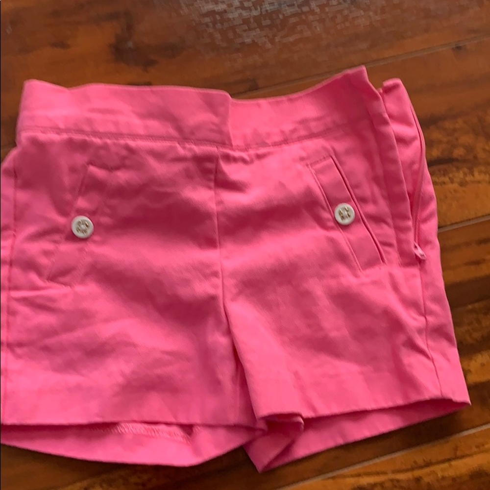Janie and Jack pink shorts girls 3